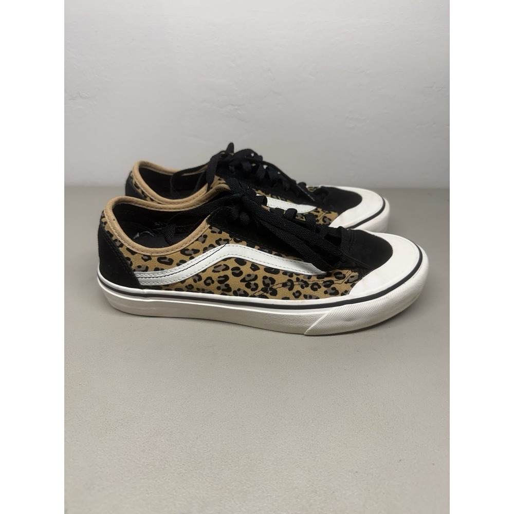 VANS Decon Ultra Cush Leopard Print Womens Sz 10
